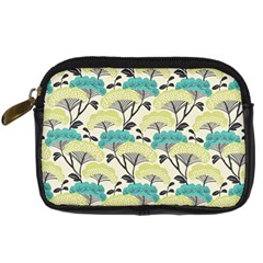 Flora Nature Color Japanese Patterns Digital Camera Leather Case by Cowasu