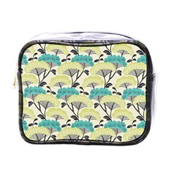 Flora Nature Color Japanese Patterns Mini Toiletries Bag (one Side) by Cowasu