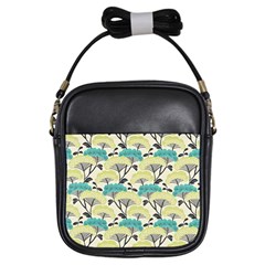 Flora Nature Color Japanese Patterns Girls Sling Bag by Cowasu