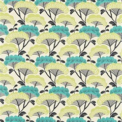 Flora Nature Color Japanese Patterns Play Mat (square) by Cowasu