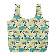 Flora Nature Color Japanese Patterns Full Print Recycle Bag (l) by Cowasu