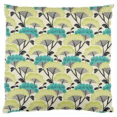 Flora Nature Color Japanese Patterns Standard Premium Plush Fleece Cushion Case (two Sides) by Cowasu