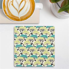 Flora Nature Color Japanese Patterns Uv Print Square Tile Coaster 