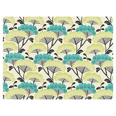 Flora Nature Color Japanese Patterns Two Sides Premium Plush Fleece Blanket (extra Small) by Cowasu