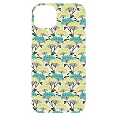 Flora Nature Color Japanese Patterns Iphone 14 Plus Black Uv Print Case by Cowasu