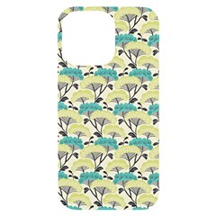 Flora Nature Color Japanese Patterns Iphone 14 Pro Max Black Uv Print Case