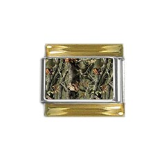 Realtree Camo Seamless Pattern Gold Trim Italian Charm (9mm) by Cowasu