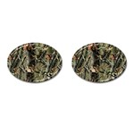 Realtree Camo Seamless Pattern Cufflinks (Oval) Front(Pair)