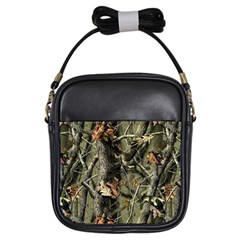 Realtree Camo Seamless Pattern Girls Sling Bag by Cowasu