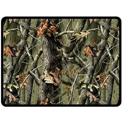 Realtree Camo Seamless Pattern Fleece Blanket (large) by Cowasu