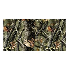 Realtree Camo Seamless Pattern Satin Shawl 45  X 80 