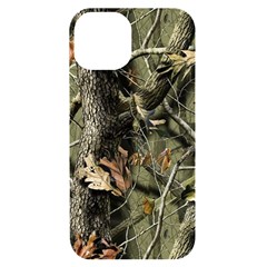 Realtree Camo Seamless Pattern Iphone 14 Black Uv Print Case