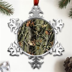 Realtree Camo Seamless Pattern Metal Small Snowflake Ornament