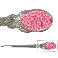 Cute Pink Sakura Flower Pattern Letter Opener by Cowasu