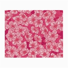 Cute Pink Sakura Flower Pattern Small Glasses Cloth by Cowasu