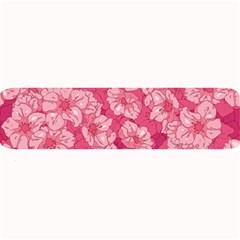 Cute Pink Sakura Flower Pattern Large Bar Mat by Cowasu