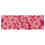 Cute Pink Sakura Flower Pattern Banner and Sign 6  x 2  Front