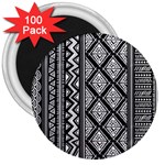 Tribal African Pattern 3  Magnets (100 pack) Front