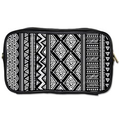 Tribal African Pattern Toiletries Bag (one Side) by Cowasu