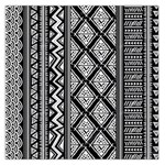 Tribal African Pattern Square Satin Scarf (36  x 36 ) Front