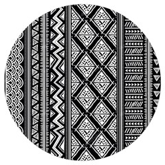 Tribal African Pattern Round Trivet by Cowasu