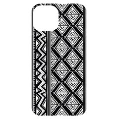 Tribal African Pattern Iphone 14 Black Uv Print Case by Cowasu