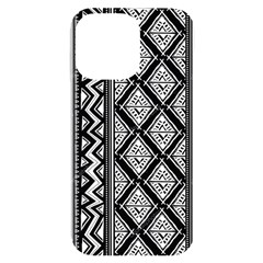 Tribal African Pattern Iphone 14 Pro Max Black Uv Print Case