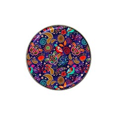 Pattern Colorful Bird Leaf Flower Hat Clip Ball Marker by Cowasu