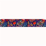 Pattern Colorful Bird Leaf Flower Small Bar Mat 24 x4  Bar Mat