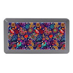 Pattern Colorful Bird Leaf Flower Memory Card Reader (mini) by Cowasu