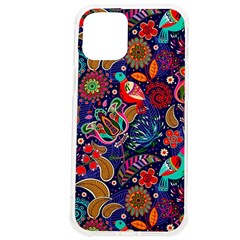 Pattern Colorful Bird Leaf Flower Iphone 12 Pro Max Tpu Uv Print Case by Cowasu