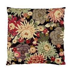 Japanese Flower Art Standard Cushion Case (one Side) by Cowasu