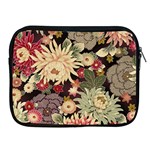 Japanese Flower Art Apple iPad 2/3/4 Zipper Cases Front