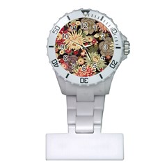 Japanese Flower Art Plastic Nurses Watch by Cowasu