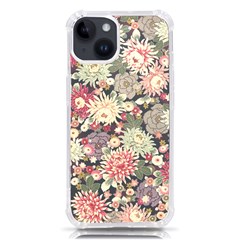 Japanese Flower Art Iphone 14 Tpu Uv Print Case by Cowasu