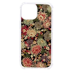 Japanese Flower Art Iphone 13 Mini Tpu Uv Print Case