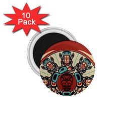 Skull Grateful Dead Phone Gratefuldead 1 75  Magnets (10 Pack)  by Cowasu