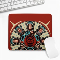 Skull Grateful Dead Phone Gratefuldead Large Mousepad by Cowasu