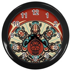 Skull Grateful Dead Phone Gratefuldead Wall Clock (black) by Cowasu