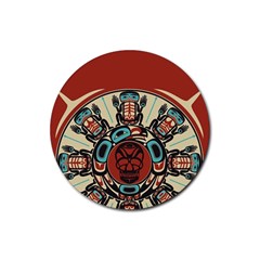 Skull Grateful Dead Phone Gratefuldead Rubber Coaster (round) by Cowasu