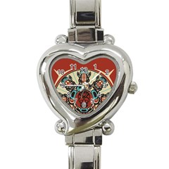 Skull Grateful Dead Phone Gratefuldead Heart Italian Charm Watch by Cowasu