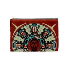 Skull Grateful Dead Phone Gratefuldead Cosmetic Bag (medium) by Cowasu