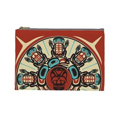 Skull Grateful Dead Phone Gratefuldead Cosmetic Bag (large) by Cowasu