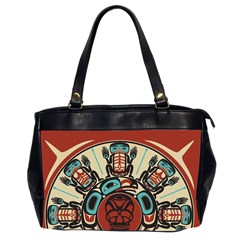 Skull Grateful Dead Phone Gratefuldead Oversize Office Handbag (2 Sides) by Cowasu