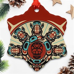 Skull Grateful Dead Phone Gratefuldead Snowflake Ornament (two Sides) by Cowasu