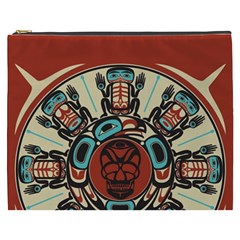 Skull Grateful Dead Phone Gratefuldead Cosmetic Bag (xxxl) by Cowasu