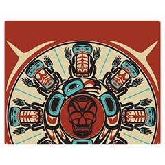 Skull Grateful Dead Phone Gratefuldead Two Sides Premium Plush Fleece Blanket (medium) by Cowasu