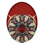 Skull Grateful Dead Phone Gratefuldead Oval Glass Fridge Magnet (4 pack) Front