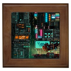 Video Game Pixel Art Framed Tile by Cowasu