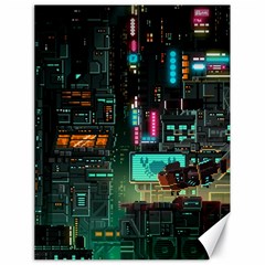 Video Game Pixel Art Canvas 18  X 24  by Cowasu